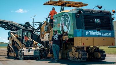 They acquired a Caterpillar PM820, which can mill up to 13 inches deep, and has 815 hp.