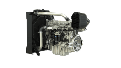 The 2606 engine is compatible with renewable liquid fuels such as 100% hydrotreated vegetable oils (HVO), B100 distilled Biodiesel and up to B100 fatty acid methyl ester (FAME) standard biodiesel.