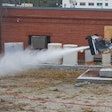 Controlling a water jet through mechanical means was a safer, faster, more sophisticated way to remove concrete compared to a jackhammer or hand lance.