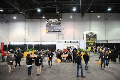 Attendees had a chance to network even further in a beer garden.