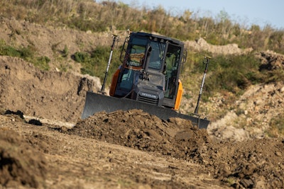 Leica Geosystems’ machine control solution supports both 2D and 3D dozer operations, using laser, total stations, and blade-mounted or cab-mounted GNSS technologies.