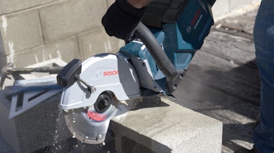 The Bosch 18V Brushless 9 In. Cutoff Saw was announced at World of Concrete 2025.