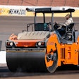 The most versatile Hamm roller: The two VIO drums of the HD+120i VIO-2 HF enable a total of nine different compaction mode combinations.