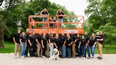 The families of owners Rob and Paul Snook.