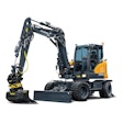 Hyundai Hw100 A Wheeled Excavator Knockout