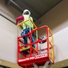 The MEC NANO10-XD lightweight scissor lift.