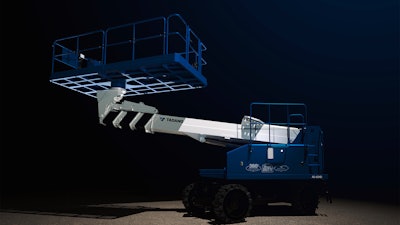 The AS-63HD telescopic lift with wheeled chassis.