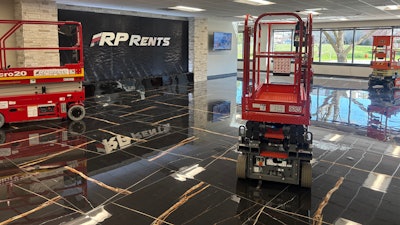 RP Rents showroom in the new Naperville location.