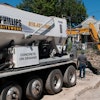 The Phillips Sitework crew were able to use volumetric concrete mixer technology to streamline operations and keep their projects on schedule.