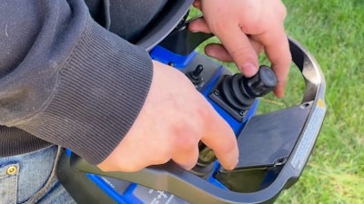The use of a remote to control a machine allows the concrete contractor to be exactly where they want and need to be.