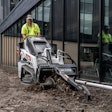 With more than 20 compatible attachment categories, operators can use the MT120 for digging, clearing brush, hauling loose and palleted materials, ground preparation, sweeping, pushing and blowing snow, utility installation, breaking up and removing concrete, trenching and more.