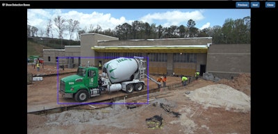 Sensera Site Cloud Cement Truck