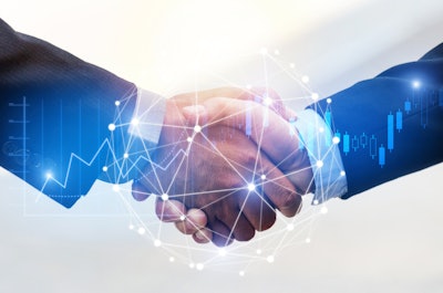 Vittaya 25 Deal Business Man Shaking Hands With Effect Global Network Link