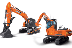 The -7 Series log loaders and road builders are ready to take on high-demand tasks. They have increased horsepower, faster cycle times and more lifting capacity to complete timber harvesting and log loading faster.