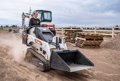 The MT120 Mini Track Loader by Bobcat is powered by a 1.2-liter, non-DPF engine, the MT120 delivers robust breakout forces and a maximum rated operating capacity of 1,200 lbs.
