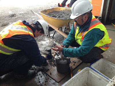 Field testing on the jobsite helps drive innovation in concrete performance and quality control.