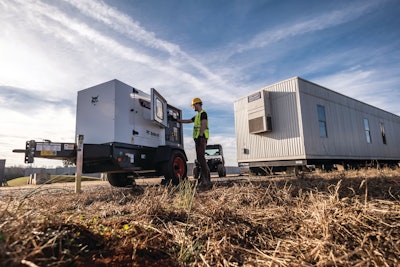 The Bobcat PG50 portable generator.