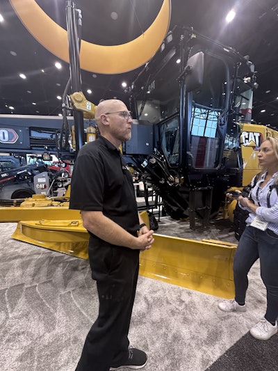 Eric Kohout giving a product walk around at PWX2025.