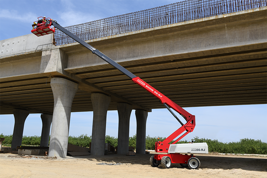 The MEC 66-RJ telescopic boom lift, announced in June 2025.