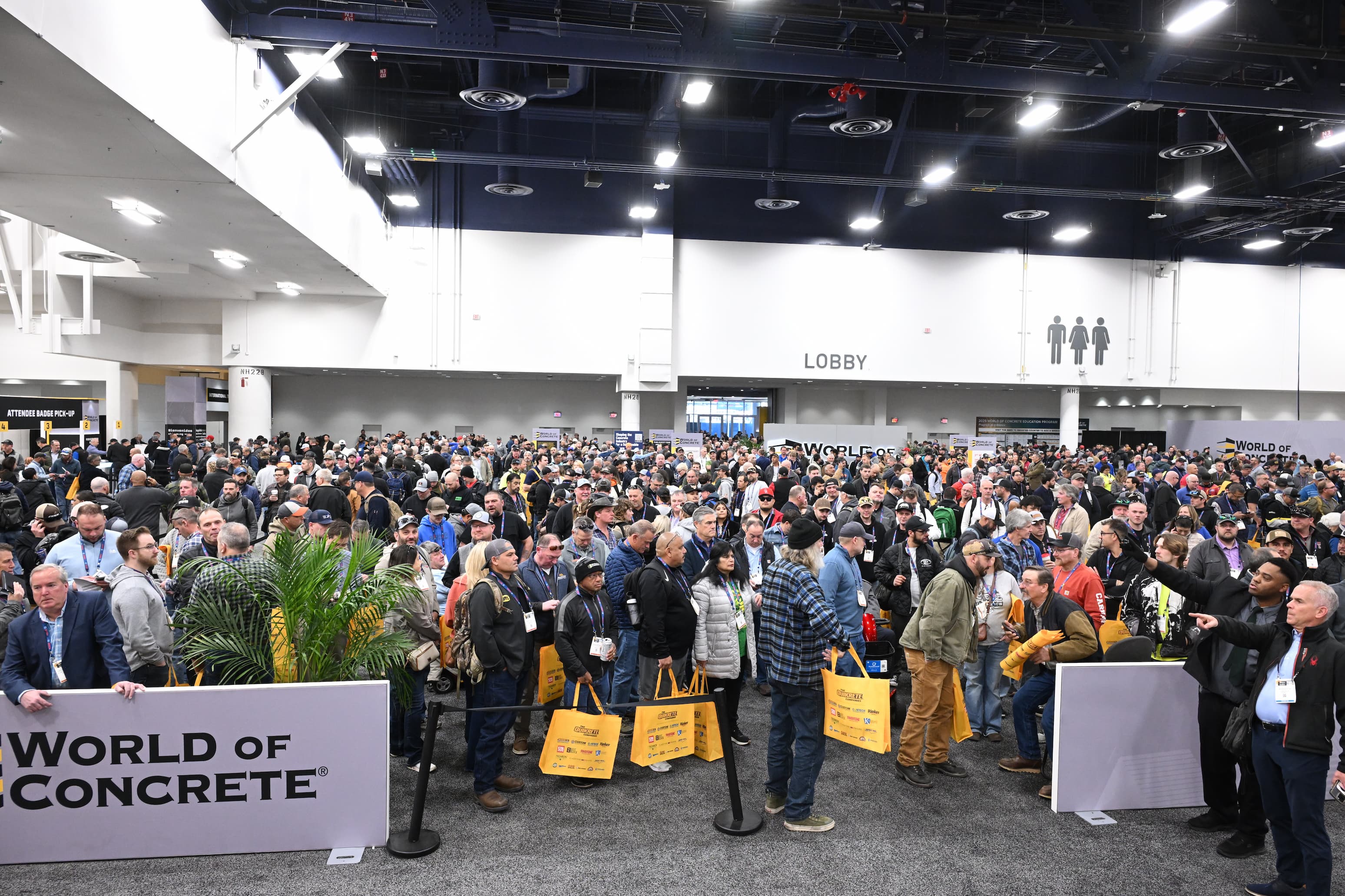 The show opening, from World of Concrete 2025