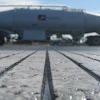 Safety grooving an airport runway in Ottawa, Canada.