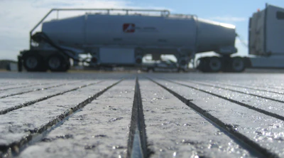 Safety grooving an airport runway in Ottawa, Canada.