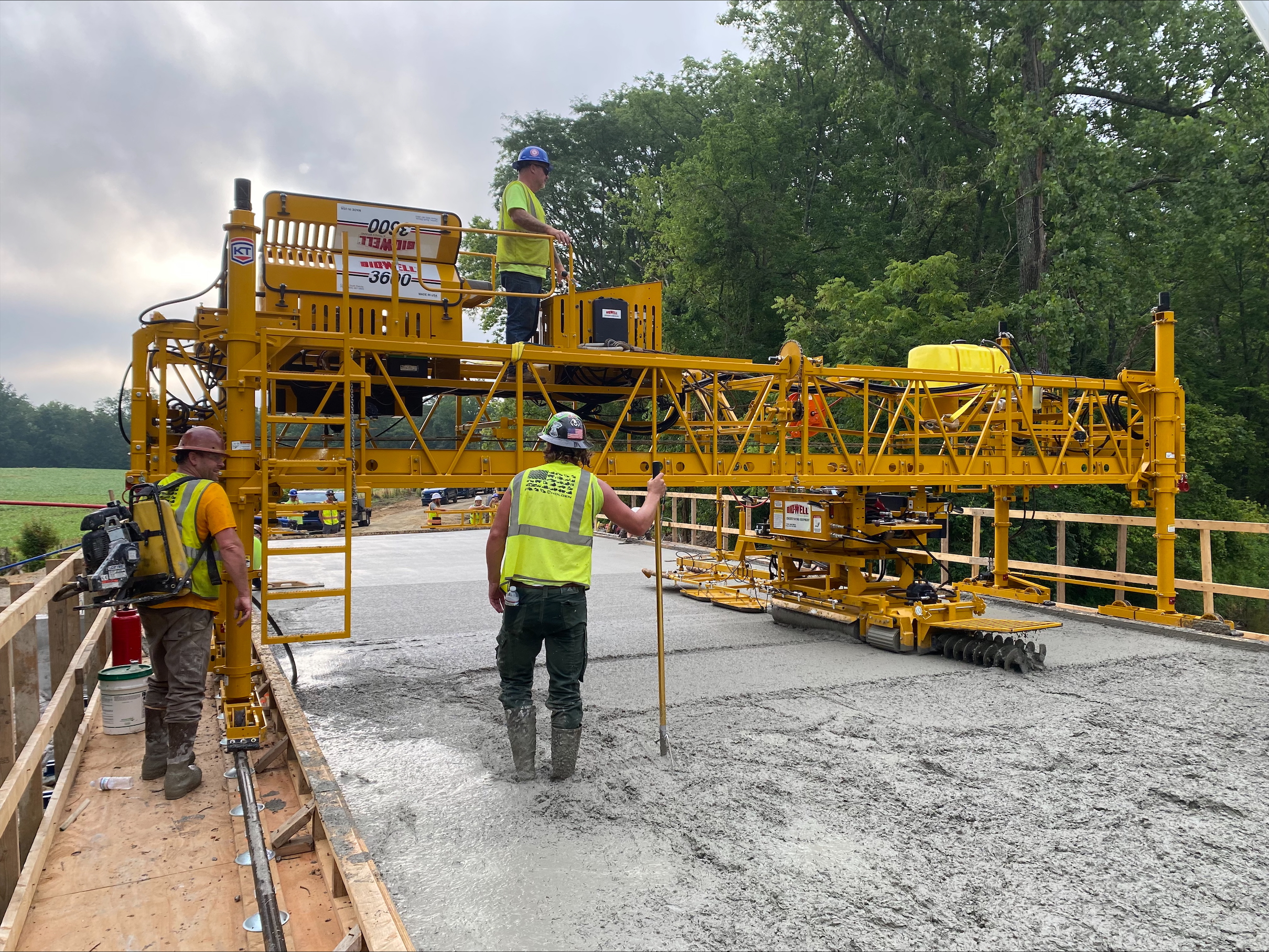 The Bid-Well 3600 Roller Paver