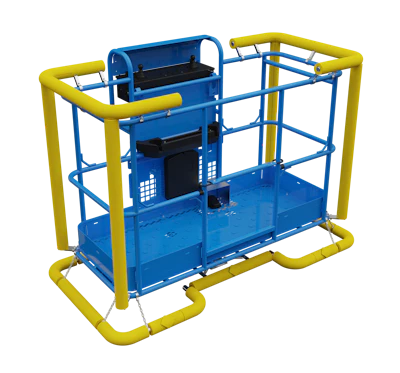 The Aircraft Protection Package is designed to help prevent unintended contact between the machine and surrounding structures or equipment. Sensors and a protective 360-degree “halo” around the bottom of the platform will cause machine movement to stop automatically if the halo comes into contact with an object. The Aircraft Protection Package can be retrofitted to any single, front-entry Genie 6 ft platform.