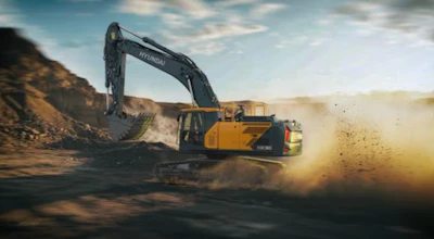 Hyundai will unveil the Next Generation HX crawler excavators.