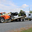 Jerr Dan 15 T Carrier With Jlg Telehandler