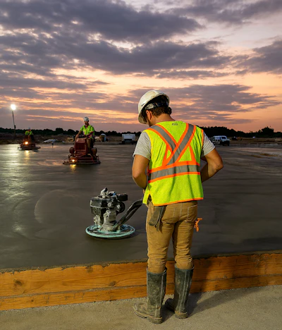 Achieving high flatness and levelness requires careful timing, skilled finishing and strict control of the concrete surface during placement.