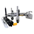 ST60 log splitter machine with hydraulic engine and splitting blade assembly