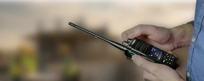 Ritron Hr Series Portable Radio In Hand f0iw Lm8sqo