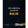 SIMPRO Lightning logo with motivational quote about lightning and rain on stormy background