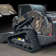 Metfield Limited Edition TV450B tracked skid-steer loader with gold dragon artwork and custom design