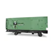 Sullair Electric mobile generator unit OFE1550 on wheels with green enclosure and control panel